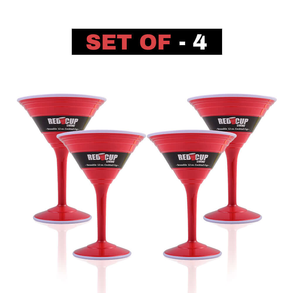 12oz Reusable Cocktail Cups | Unbreakable & BPA Free | Perfect for Parties, Camping, & Outdoors